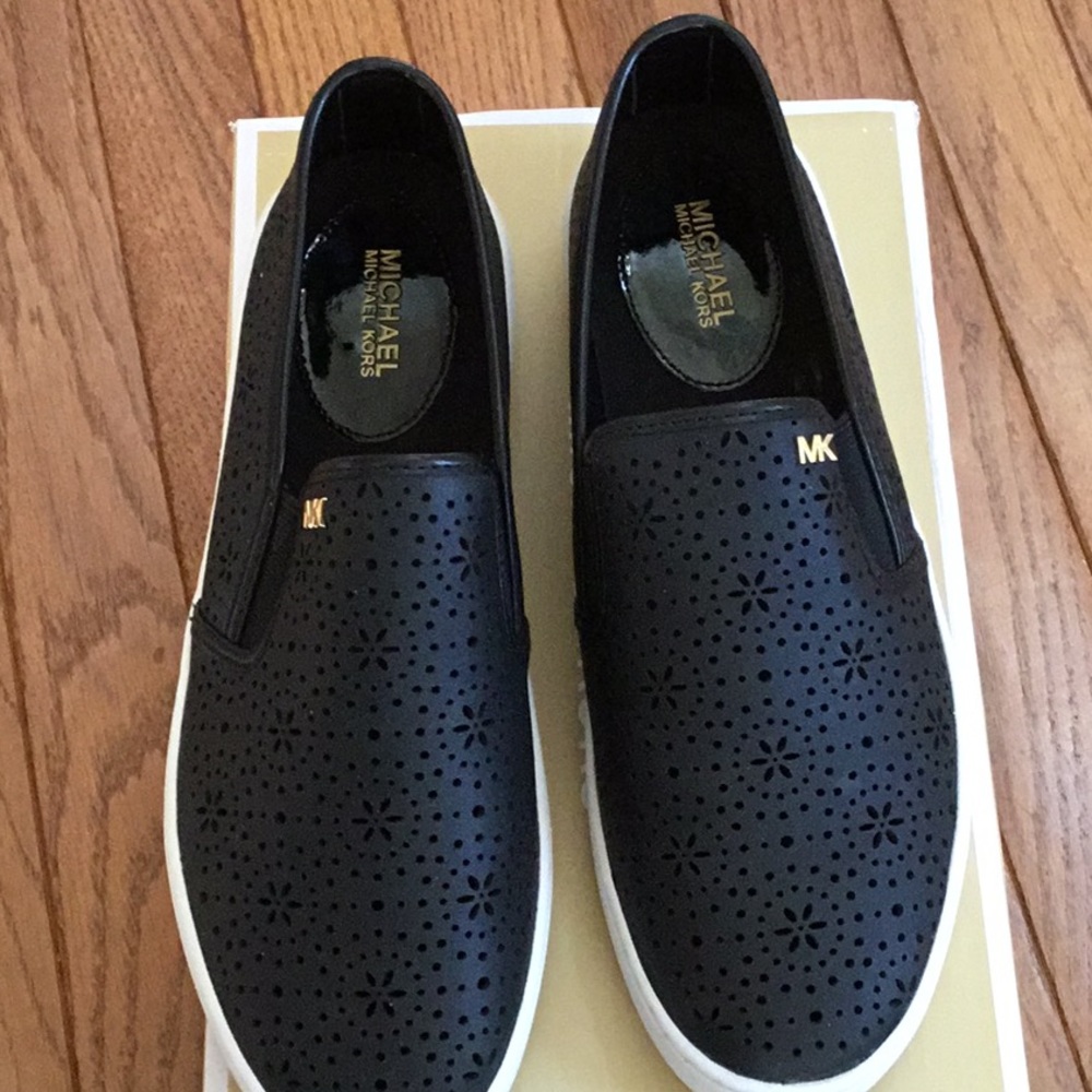 Michael kors Kane perforated SLip-on sneakers - Picture 3 of 9